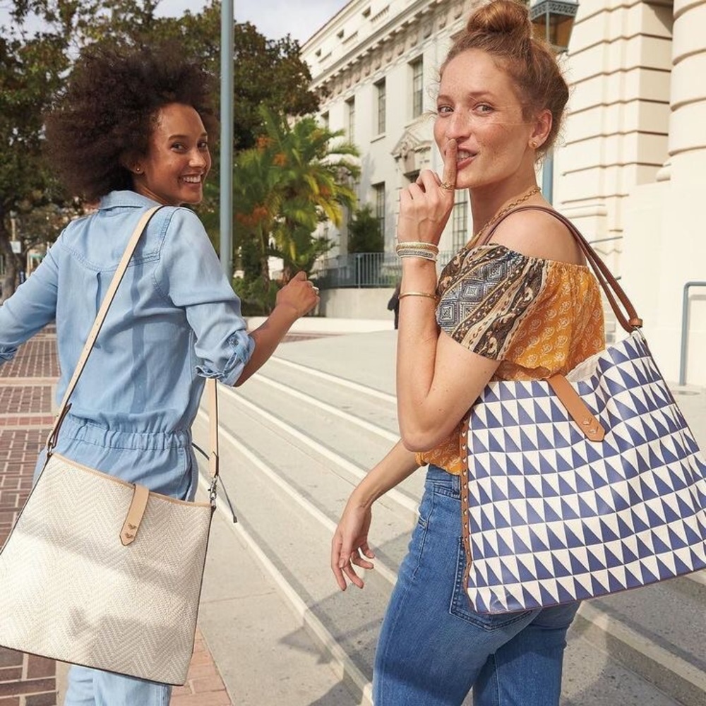Stella & Dot Geo Tile Hobo